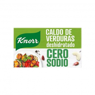 Knorr Caldo de Verduras Deshidratado Cero Sodio 4 unidades