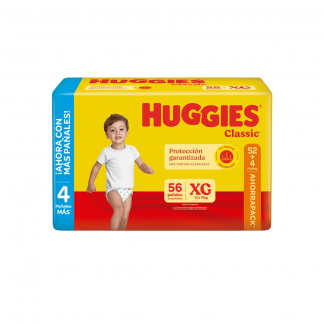 Pañal Huggies Classic Ahorro XG x 56 unidades