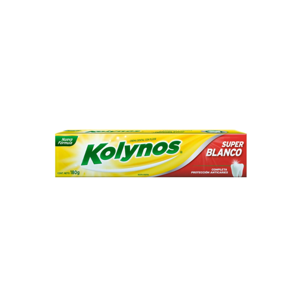 Crema Dental Kolynos Súper Blanco 180 gr