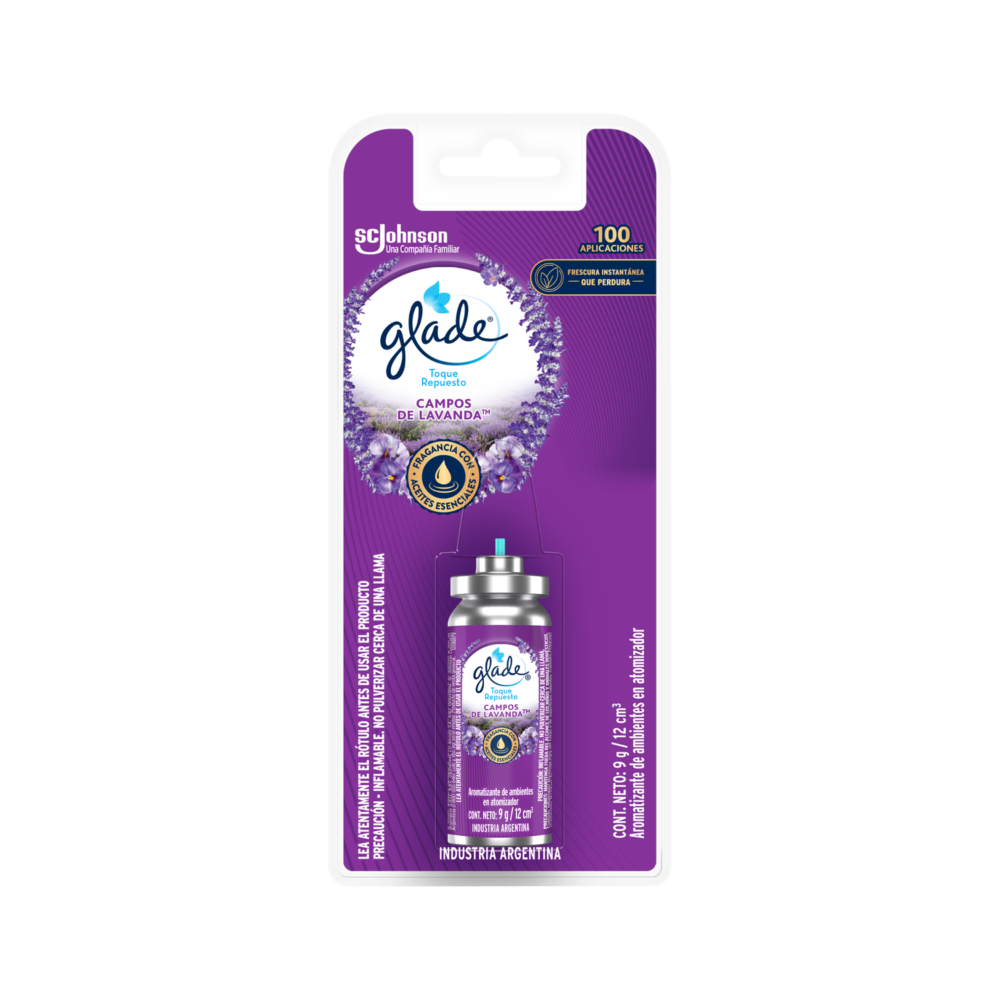 Aromatizantes Glade Toque Lavanda Repuesto 9 gr