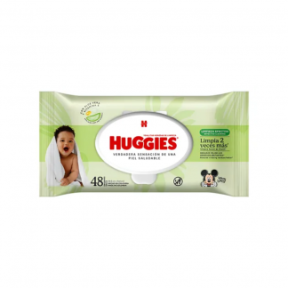 Toallitas Húmedas Huggies Aloe Vera y Vitamina E x 48 unidades