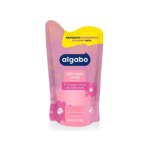 Jabón Líquido Algabo Flower Mix 300 ml DP