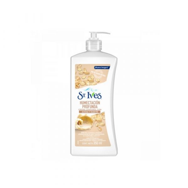 Crema Corporal St. Ives Humectación Profunda Avena y Coco 350 ml
