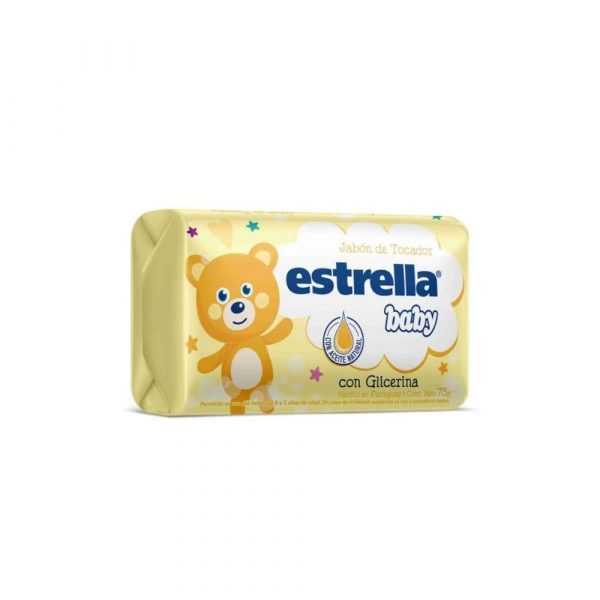 Jabón Estrella Bebé con Glicerina 75 gr