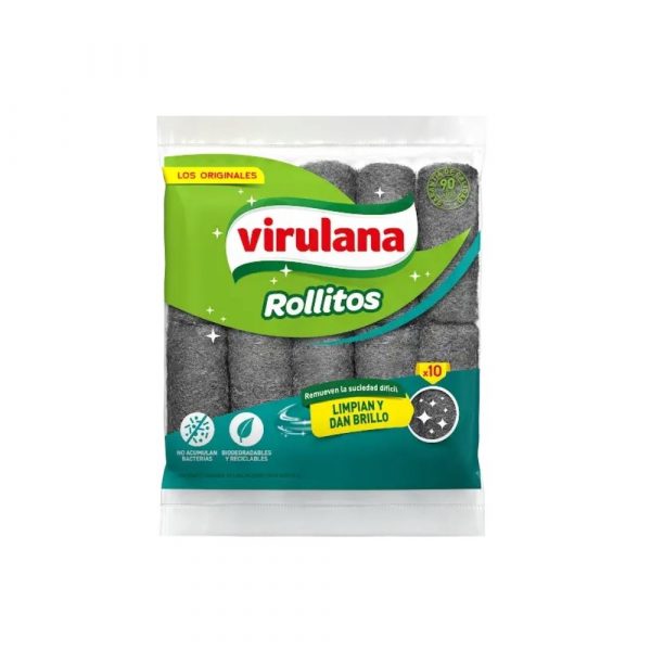 Lana de Acero Virulana 10 unidades