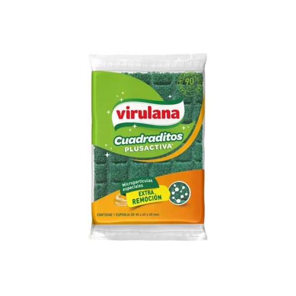 Esponja Virulana Cuadraditos Plusactiva