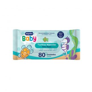 Toallas Húmedas Algabo Baby Wipe 80 unidades