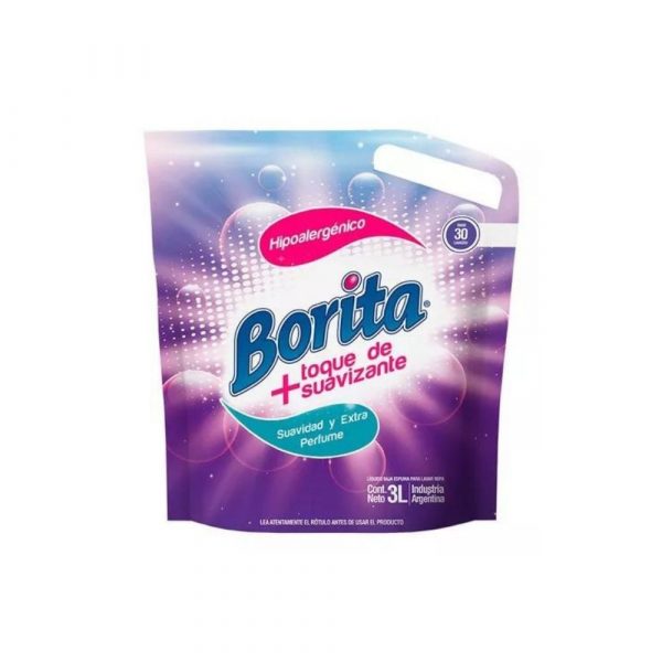Jabón Borita Líquido Ecodaily con Suavizante 3 lt DP