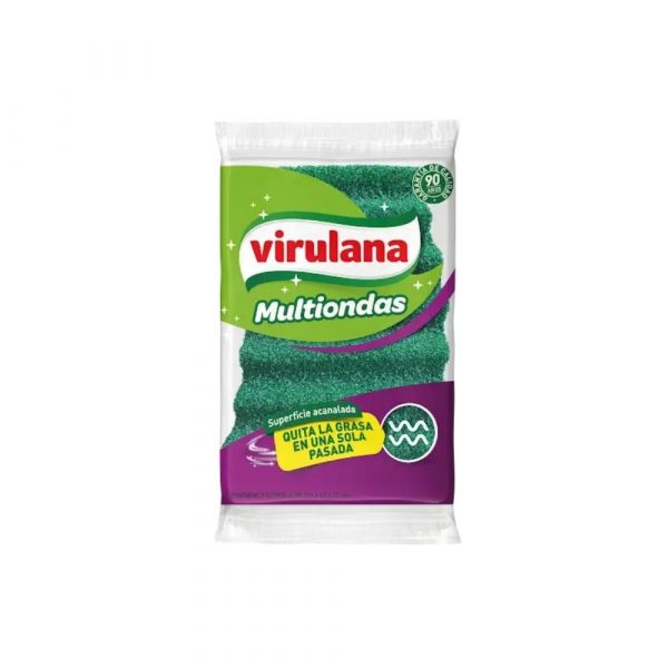 Esponja Virulana Multiondas Acanaladas 1 unidades
