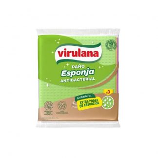 Paño Esponja Virulana 3 unidades