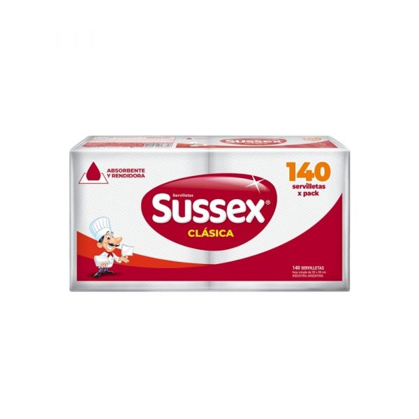Servilletas Sussex 140 unidades 30 x 30 cm