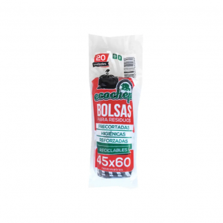 Bolsas Ecochep 45 x 60 x 20 un. Rollo