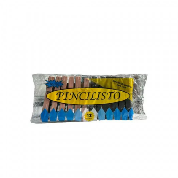 Broches de Plástico Pincilisto 12 Unidades