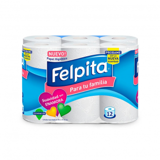 Papel Higiénico Felpita H.S. 12 unid x 30 mts