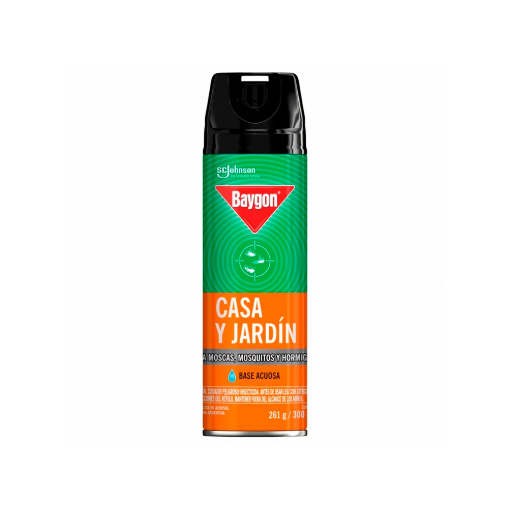 Insecticida Baygon Casa y Jardín 300 ml
