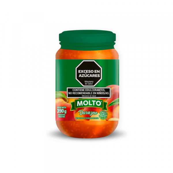 Mermelada Light Molto Durazno Frasco 454 gr