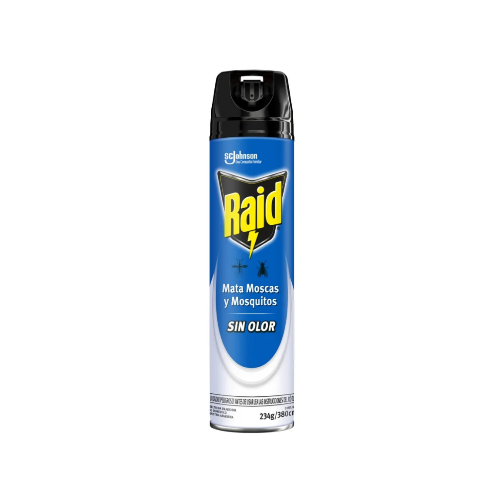 Insecticida Raid MMM Sin Olor 380 ml