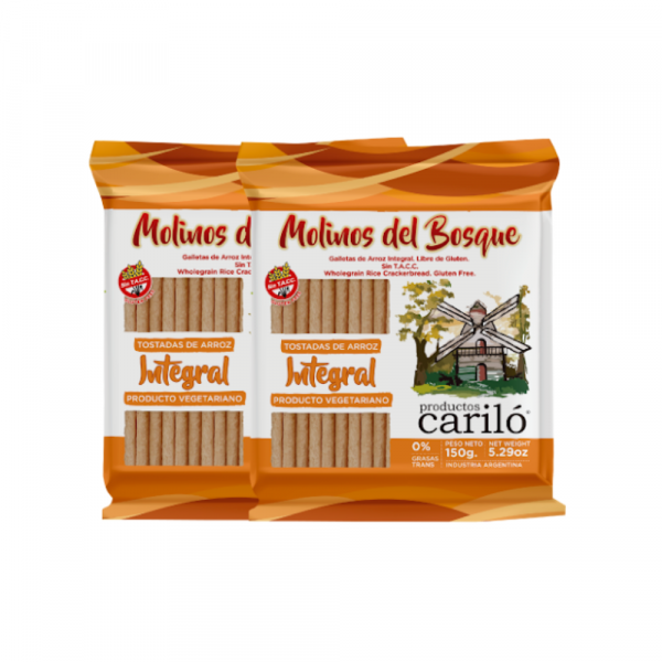 Galletas de Arroz Molinos del Bosque Integral 150 gr