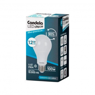Lámparas LED Candela Luz Fría 12 W