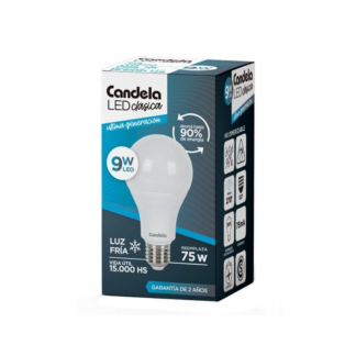 Lámparas LED Candela Luz Fría 9 W
