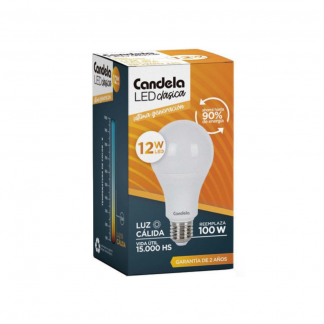 Lámparas LED Candela Luz Cálida 12 W