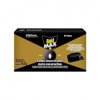 Cebo para Cucaracha Raid Max 6 unidades