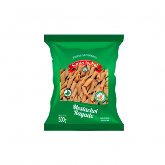 Fideos Santa Isabel Mostachol Rayado 500 gr