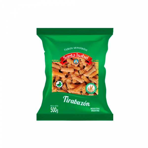 Fideos Santa Isabel Tirabuzon 500 gr