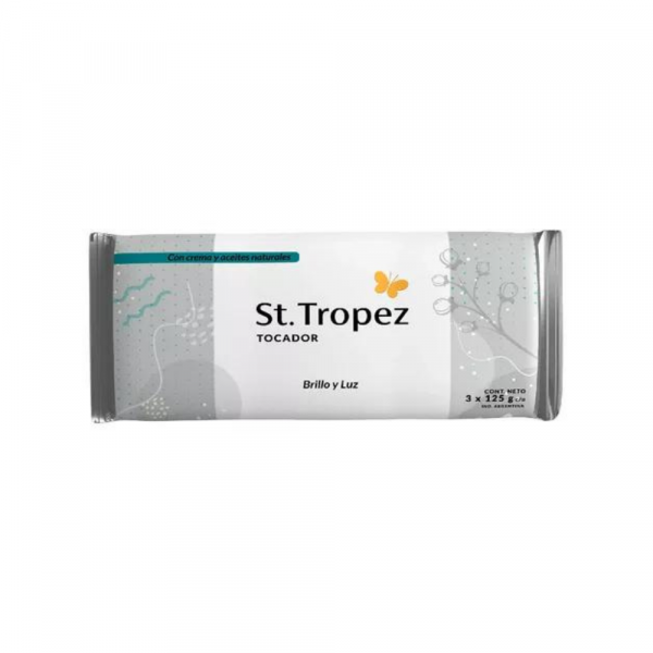 Jabón ST.Tropez Brillo y Luz 3 unid x 125 gr