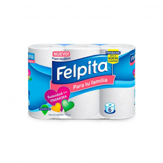 Papel Higiénico Felpita H.S. 6 unid x 30 mts
