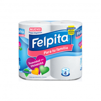 Papel Higiénico Felpita H.S. 4 unid x 30 mts