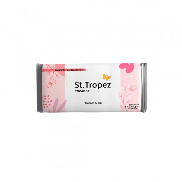 Jabón ST.Tropez Flores en tu Piel 3 unid x 125 gr