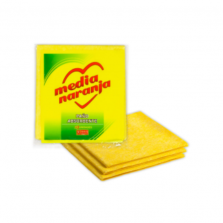 Paño Absorbente Media Naranja 3 unidades