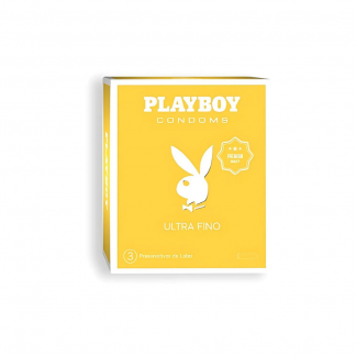 Preservativo Playboy Súper Fino 3 unidades