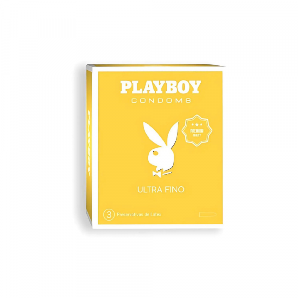 Preservativo Playboy Súper Fino 3 unidades