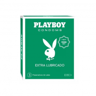 Preservativo Playboy Extra Lubricado 3 unidades