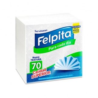Servilletas Felpita 70 unidades 32 x 30 cm