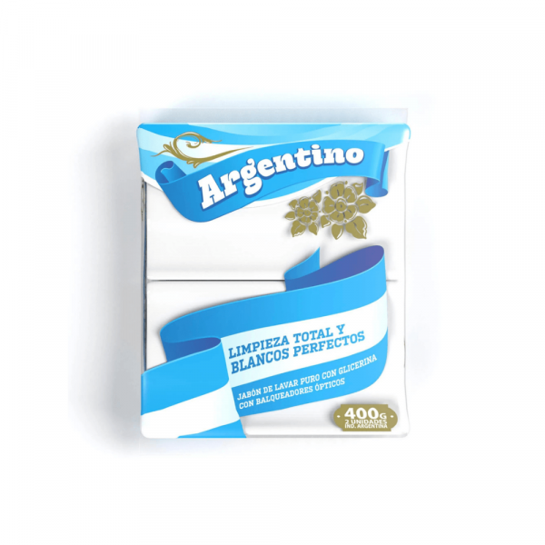 Jabón Argentino Blanco 2 unid x 200 gr