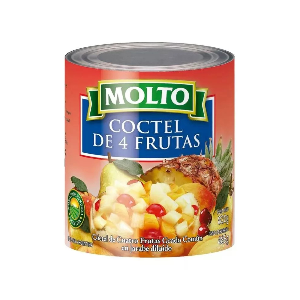Cóctel de Frutas Molto 820 gr
