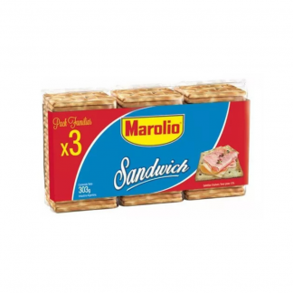 Galletas Sandwich Marolio Pack 3 x 303 gr