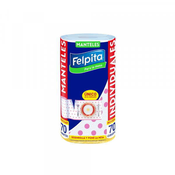 Manteles Individuales Felpita 70 unidades