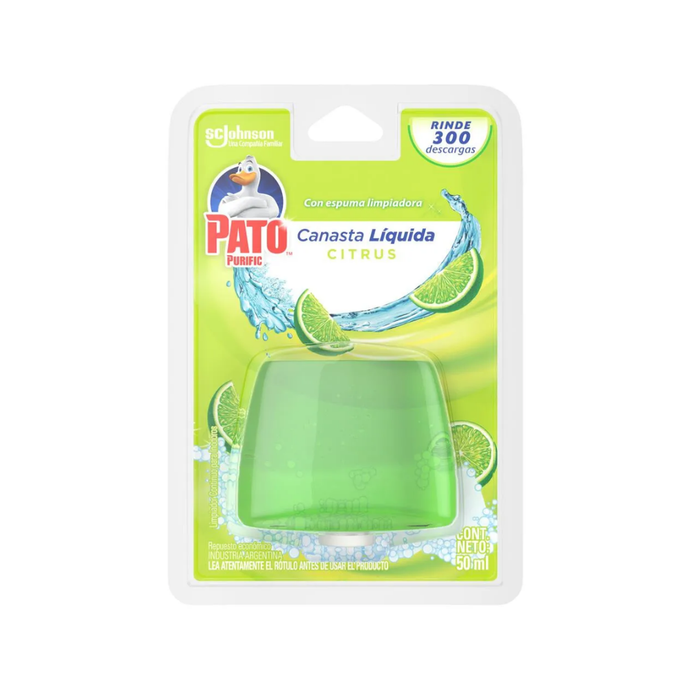 Pato Purific Canasta Líquida Rep Citrus 50 ml