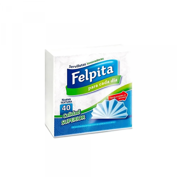 Servilletas Felpita 40 unidades 32 x 30 cm