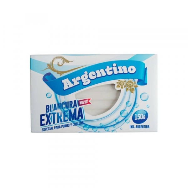Jabón Argentino Blanco Blancura Extrema 150 gr