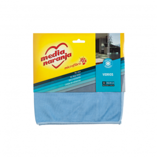 Paño Media Naranja Microfibra Vidrios 1 unidad