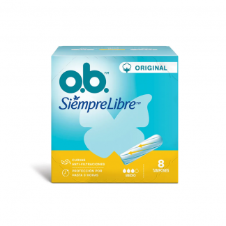 Tampones OB Medio Siempre Libre 8 unidades