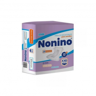 Pañal Nonino Recto XXG x 20 unidades
