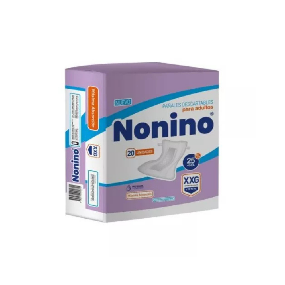 Pañal Nonino Recto XXG x 20 unidades