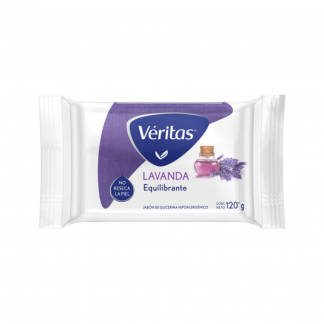 Jabón Veritas Glicerina Lavanda 120 gr