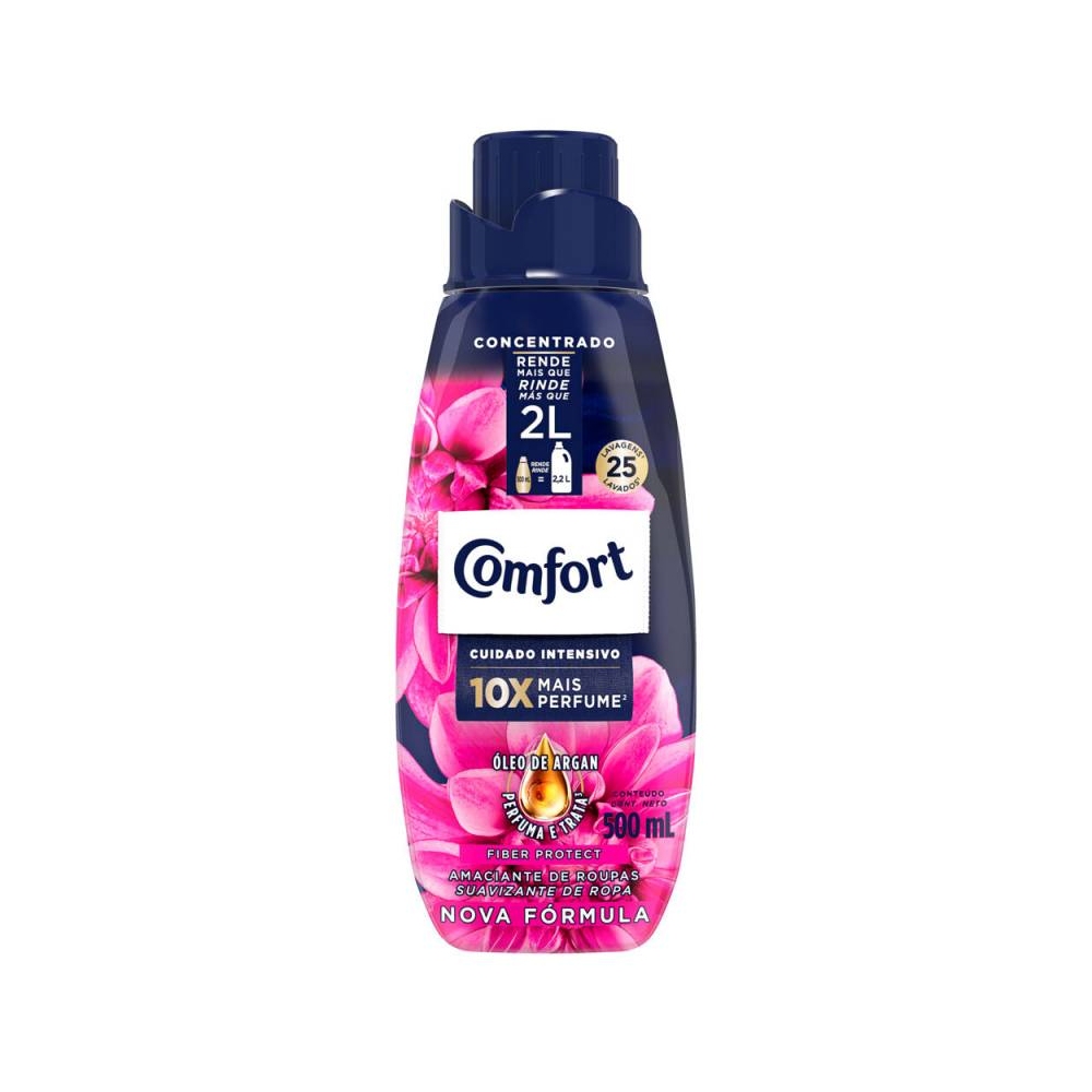 Suavizante Comfort Concentrado Rosa 500 ml